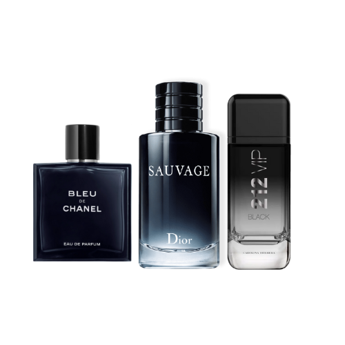 Sauvage Dior | Bleu de Chanel | 212 VIP Black