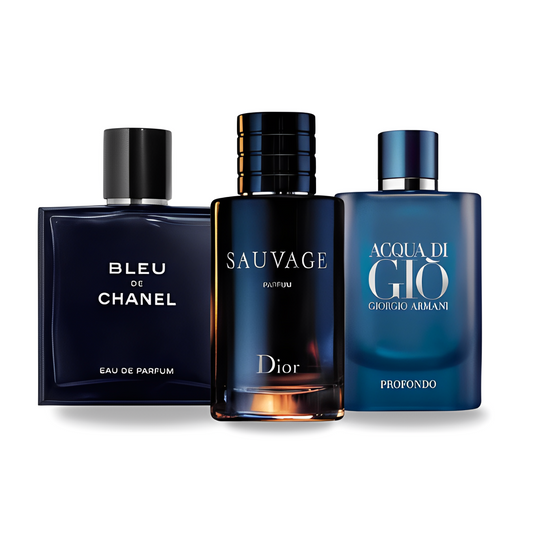 Bleu de Chanel | Sauvage Dior | Aqua de Gio Profondo
